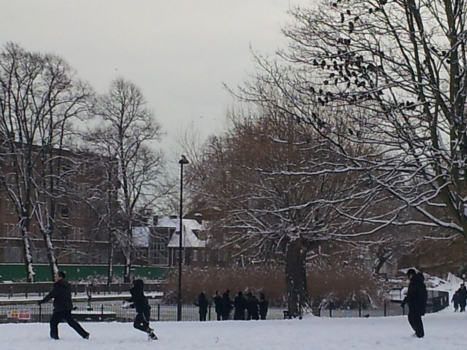 Snow in London